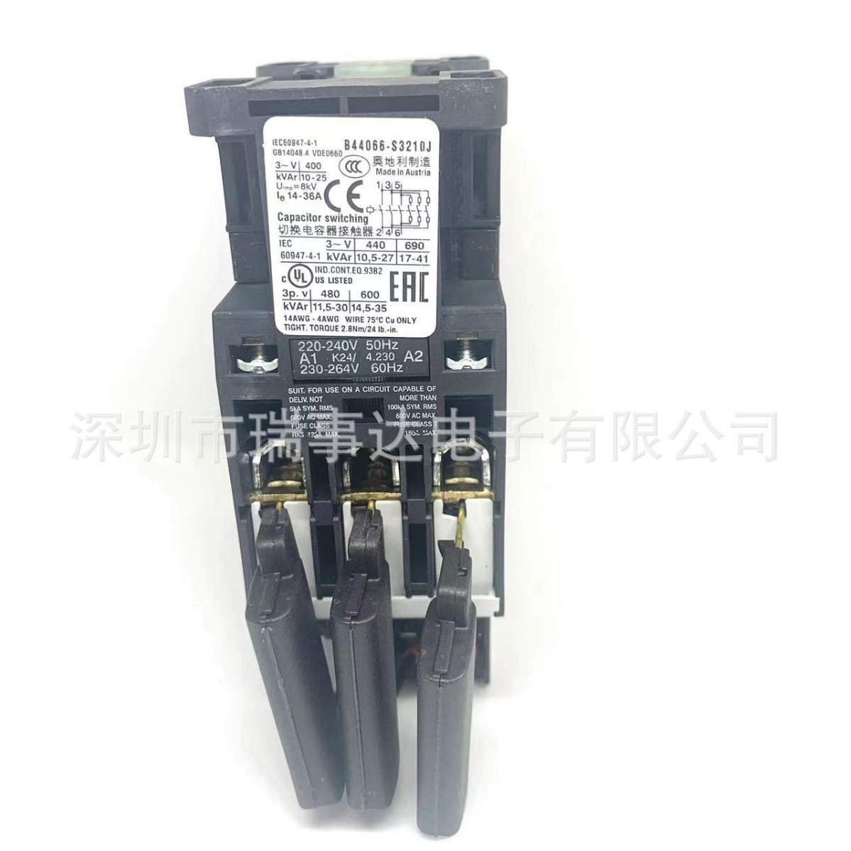 B44066-S3210 B44066S3210 EPCOS电容接触器 B44066-S6210