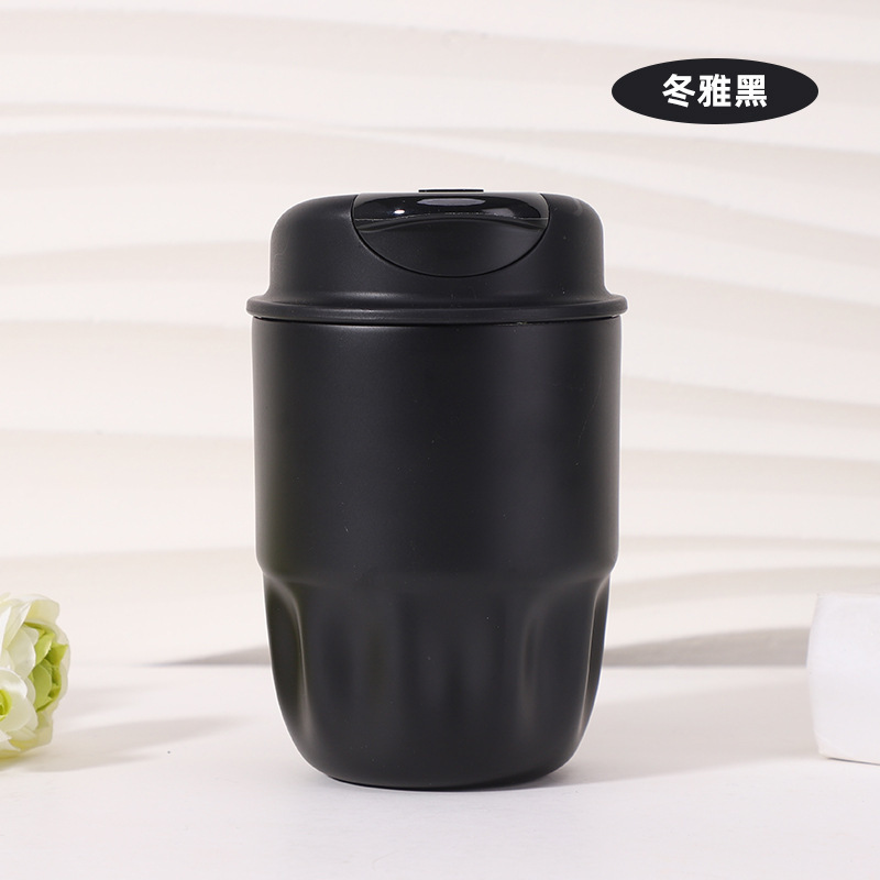 シンプルな新型316ステンレス随行コーヒーカップ小容量携帯直飲保温カップ真空厚いコップ|undefined