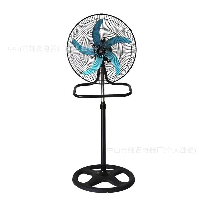 Ventilador eléctrico, ventilador de pie, oscilable, montable en pared, ajuste de múltiples velocidades, ventilador de pie de 18 pulgadas tres en uno de alta potencia.