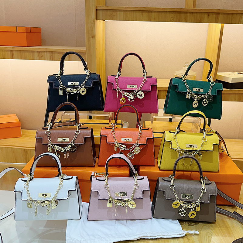 2025 Fashion Classic Kelly Handbag High-Quality Stylish Single-Shoulder Small Square Bag New Versatile Crossbody Bag