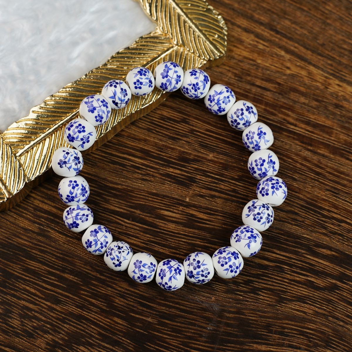 Jingdezhen pulsera de cerámica de verano mujer alta sensación galletas serie de gatos nicho diseño universal pulsera alta sensación