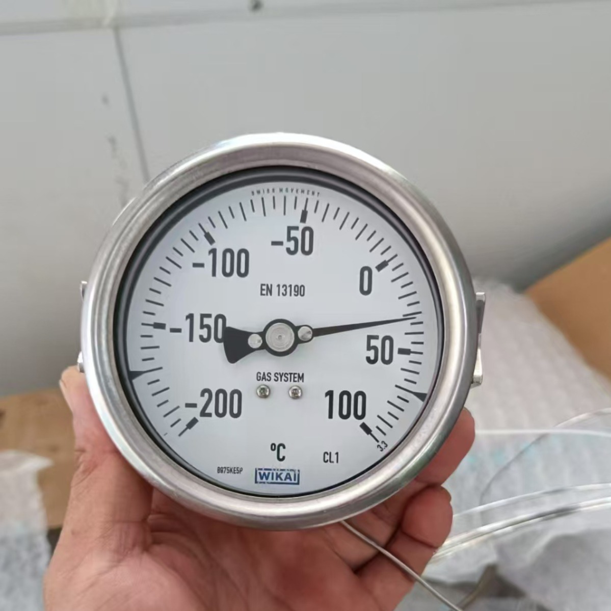 气包式温度计 F73  S73  膨胀式温度计  毛细温度计  WIKA