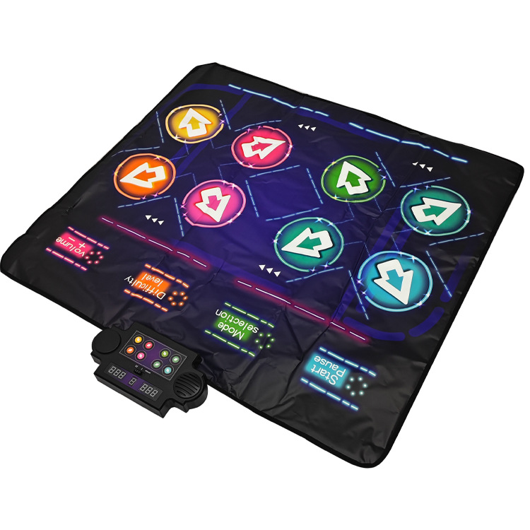 Cross-border Touch Type Music Dancing Blanket Children LED Arrow Indicates Carpet Toy