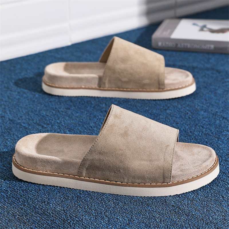Men's Summer Outdoor Slippers with a High-End Feel, Non-Slip Soft Sole, Suitable for Outdoor Activities and Casual Wear