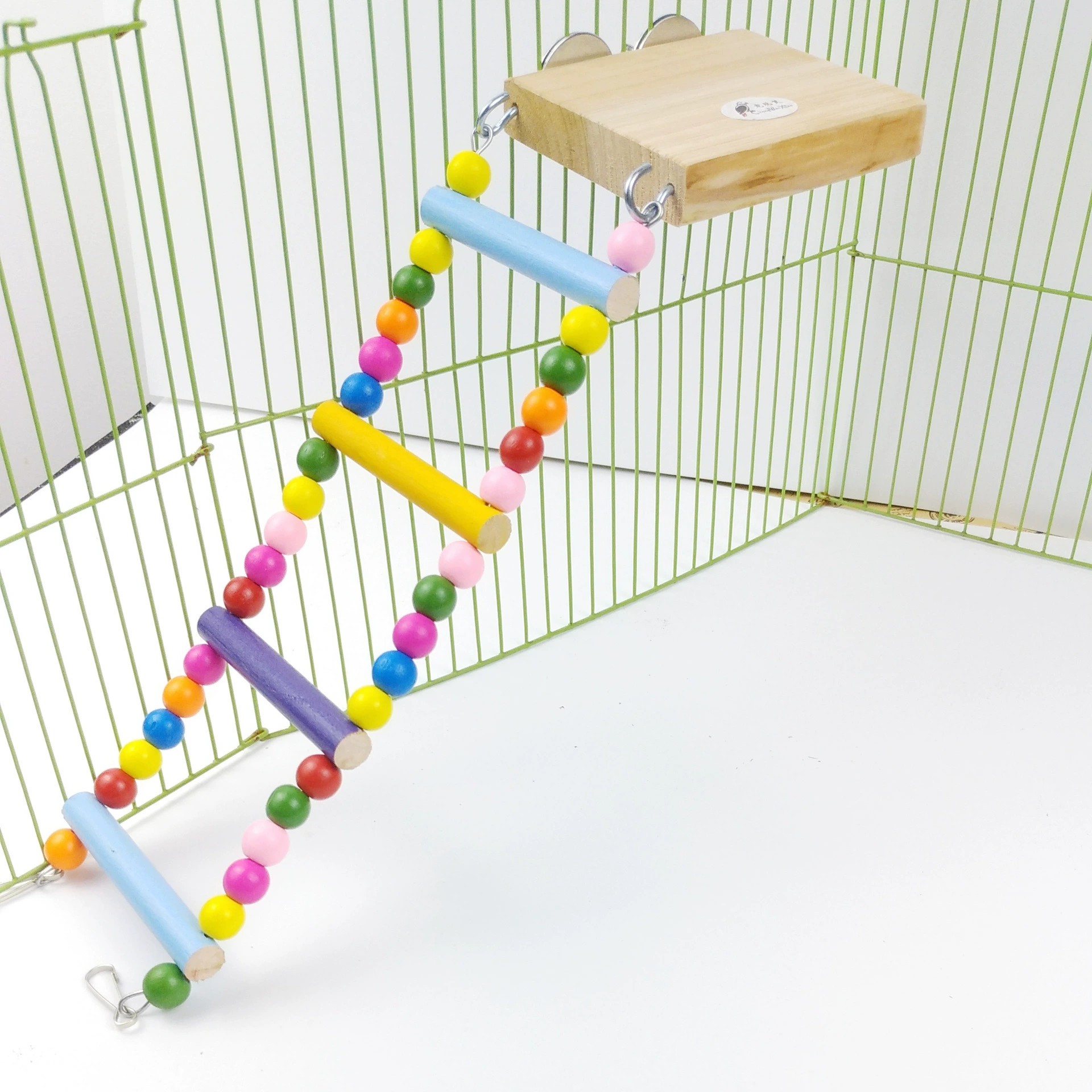 Хомяк Тоторо Золотой Бурундук Трамплин Лестница Набор из двух предметов Игрушка Попугай Птица Игрушки Принадлежности Маленькая игрушка для домашних животных