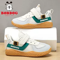 Barabara Baba Boys кроссовки 2025 новый весенний детский сетчатый маленький белый туфли для мальчиков
