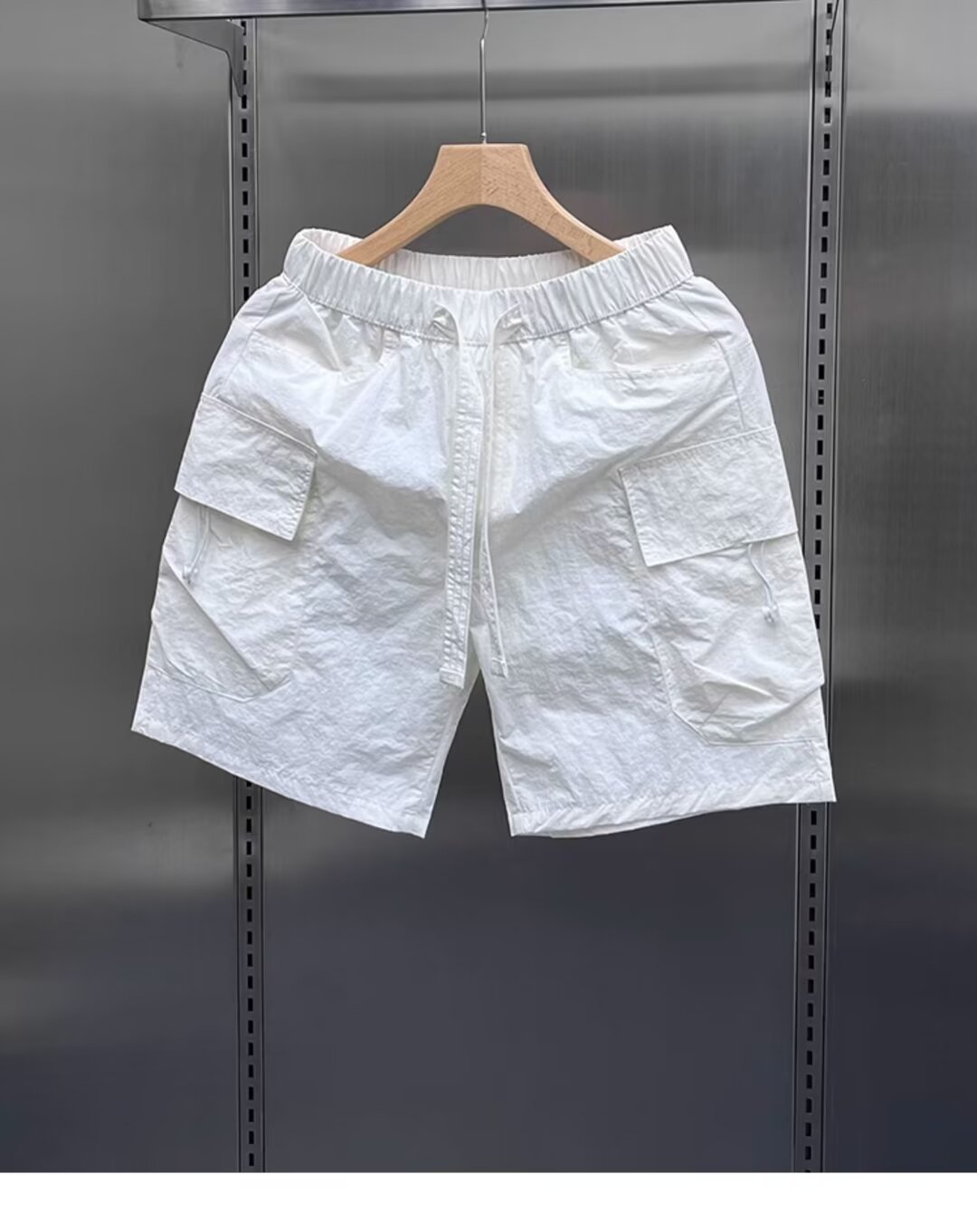 Ultra-Lightweight Men's Quick-Dry Cargo Shorts - Breathable Casual Athletic Shorts With Multiple Pockets For Summer, Beach, And Outdoor Activities_viptrois.com