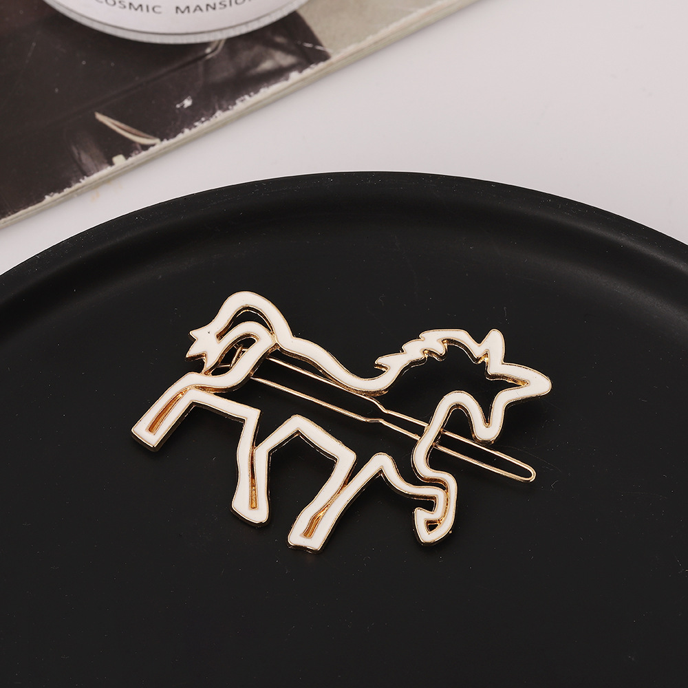 Simple Style Horse Alloy Plating Hair Clip 1 Piece display picture 5