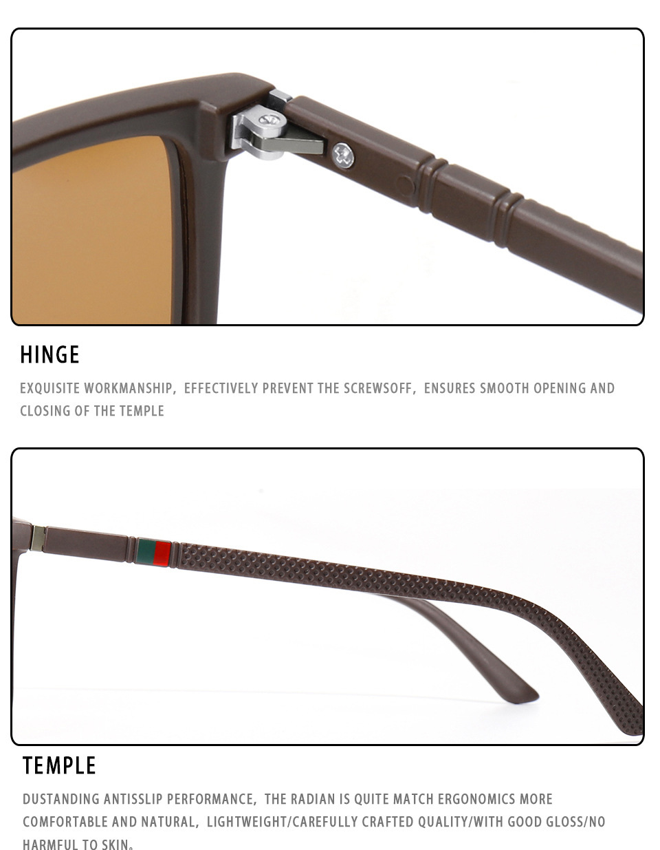 60g Weight Full Frame Glasses Structure Sunglasses Classification PC, UV400 Protection Lens Material Square Glasses Style Travel, Daily Occasion Geometric Pattern Men's Gender Simple Style Style Simple Style Geometric PC UV400 Protection Square Full Frame Men's Sunglasses 9