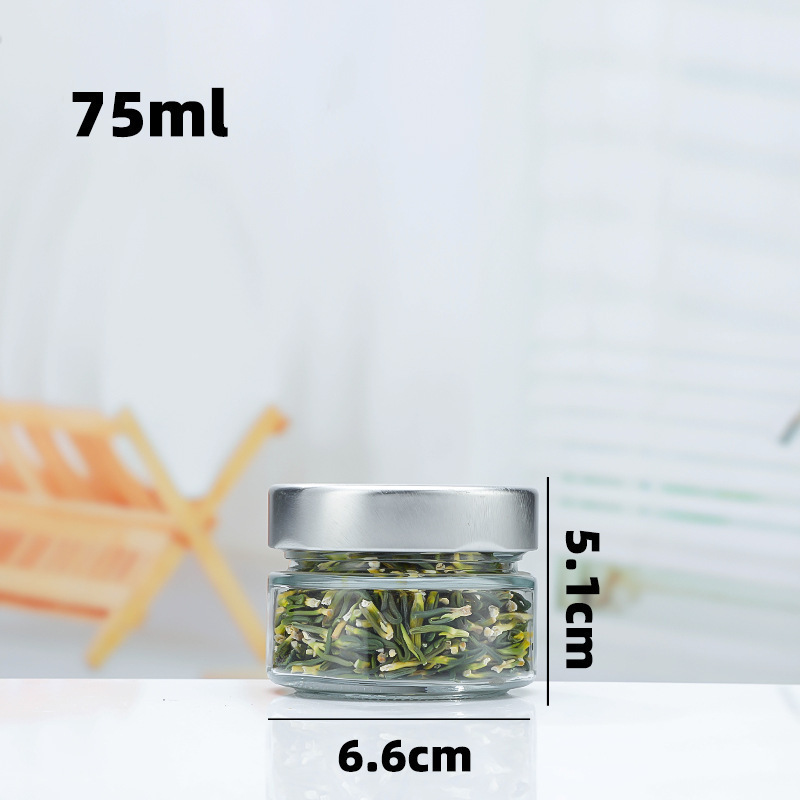 圆形玻璃瓶高盖酱菜瓶500ml罐头密封玻璃罐蜂蜜果酱辣椒酱分装瓶|undefined