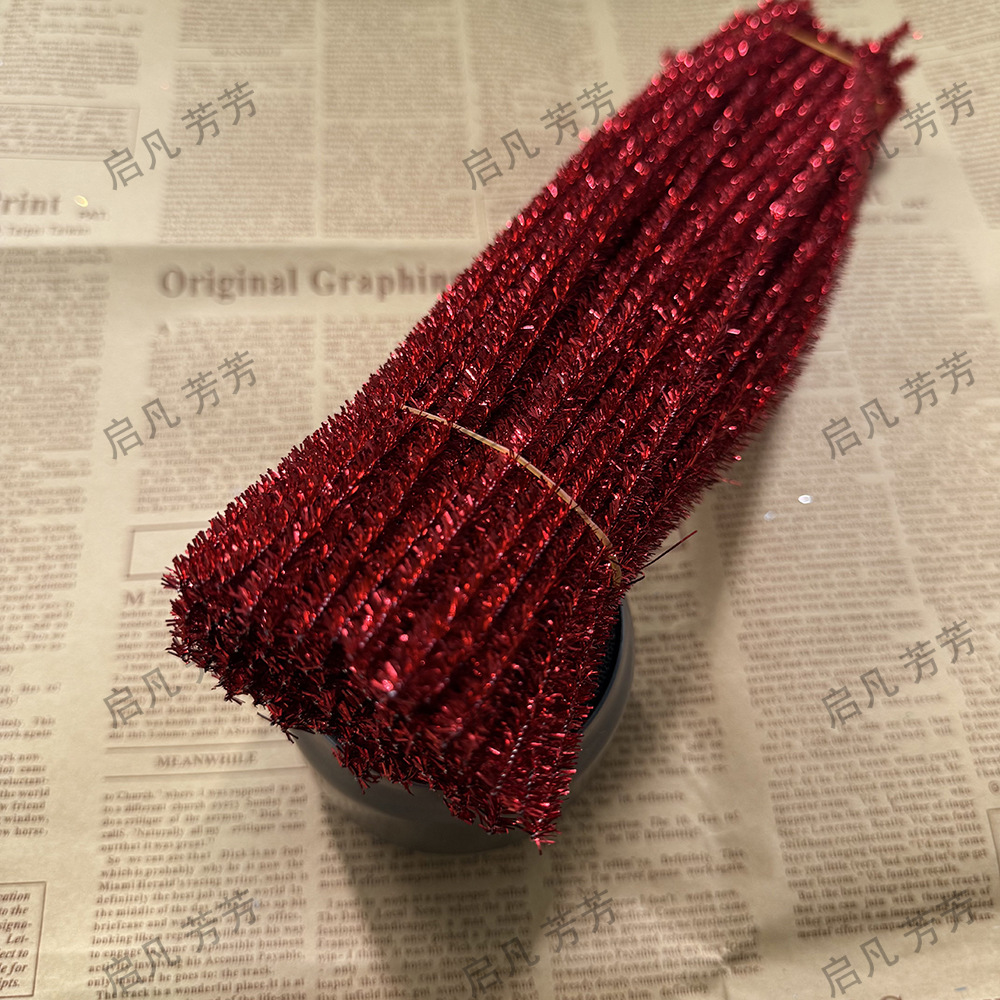 Cebolla de oro colorido DIY palo torcido brillante palo torcido colorido cebolla de oro raíz del pelo nieve fría Wei flor Accesorios