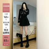 Spring and Autumn wear small black dress women's clothing early spring 2024 new fashion fashion brand Chanel style
