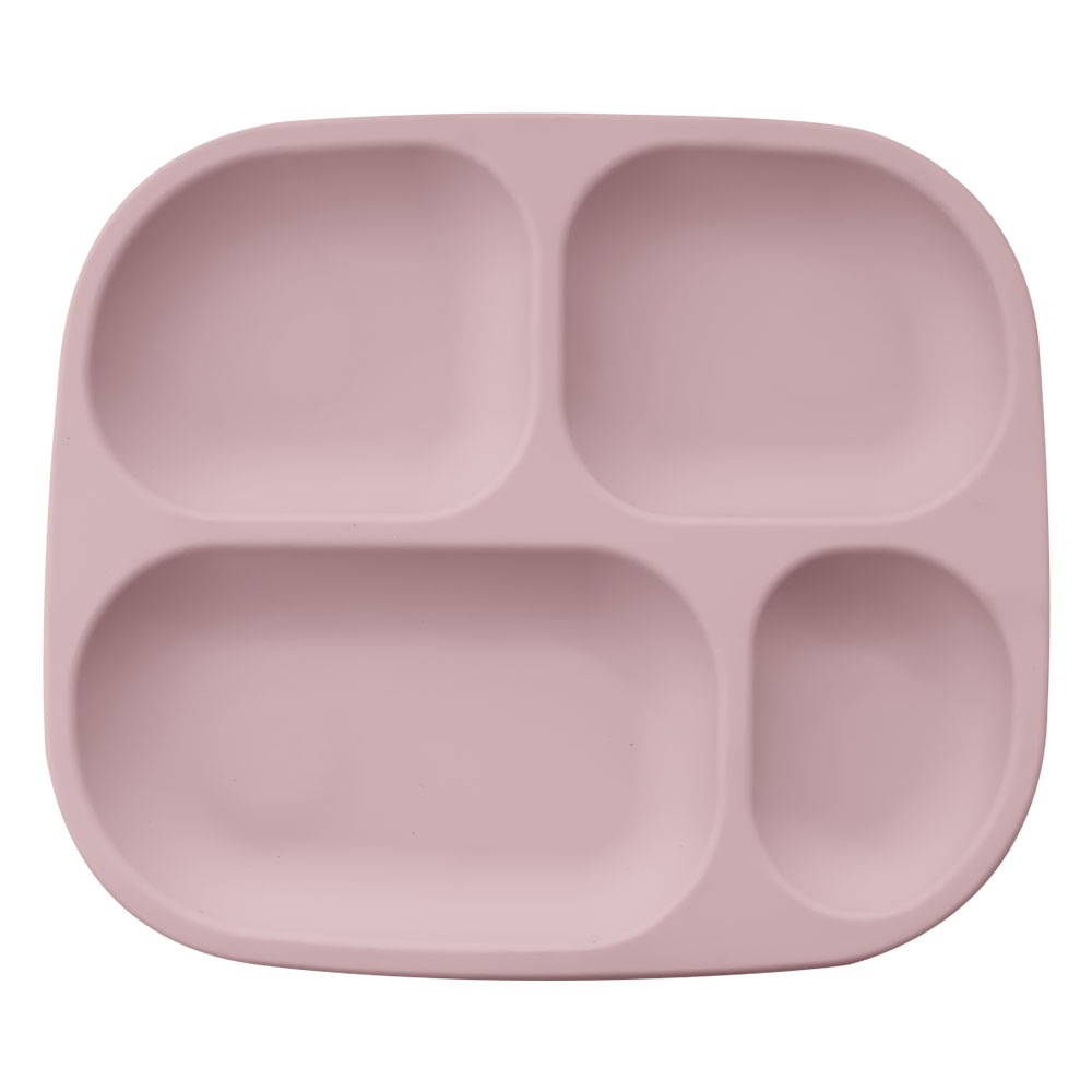 라이트 핑크색 원형 그리드 플레이트