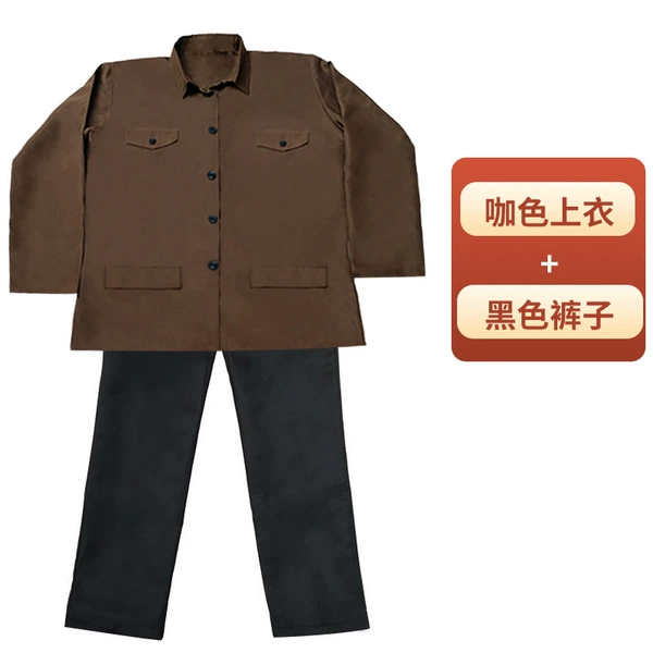 Coffee black trousers
