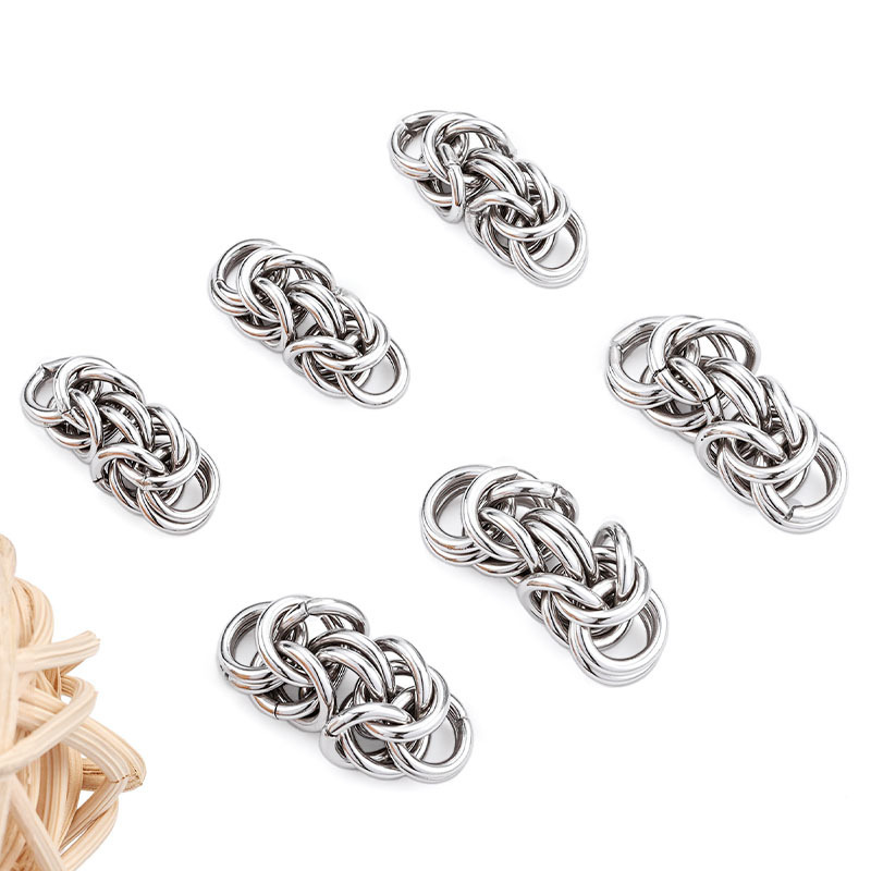 Stainless Steel Jewelry Accessories Shaped Keel Connector Color-free Necklace Bracelet Original Earrings Diy Accessories