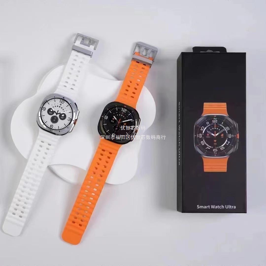 Nuevo reloj inteligente transfronterizo HD W7 ultra Bluetooth llamada al aire libre prueba de salud de oxígeno y presión arterial