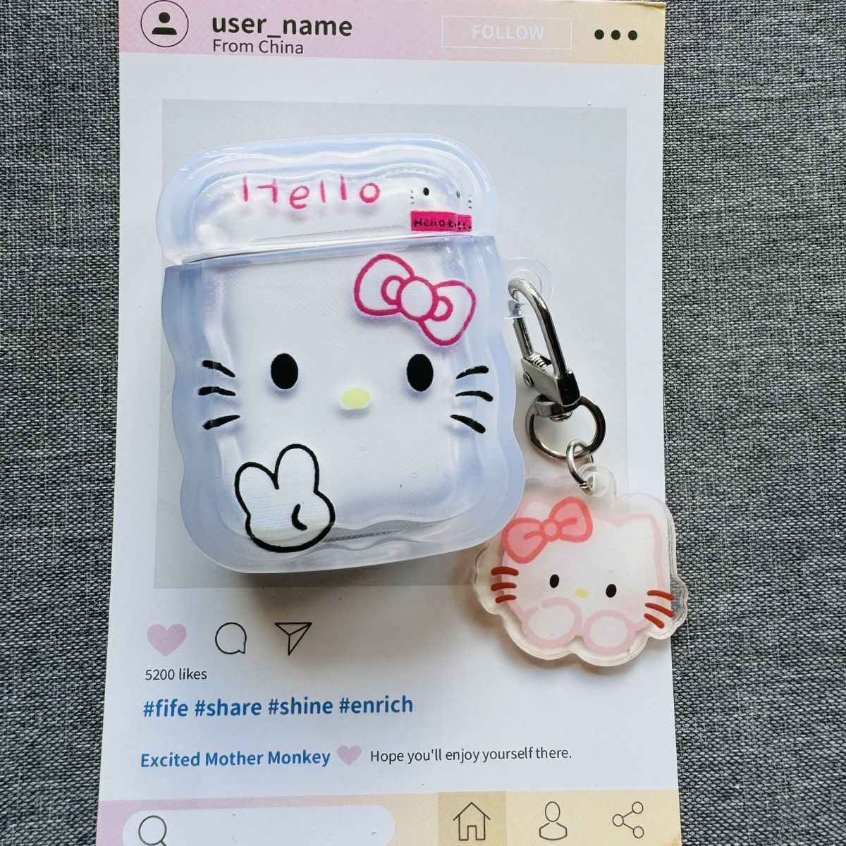 Hello Kitty AirPods 4 generación caso de protección bluetooth huaqiang norte 5 generación airpod pro3 cubierta de auriculares