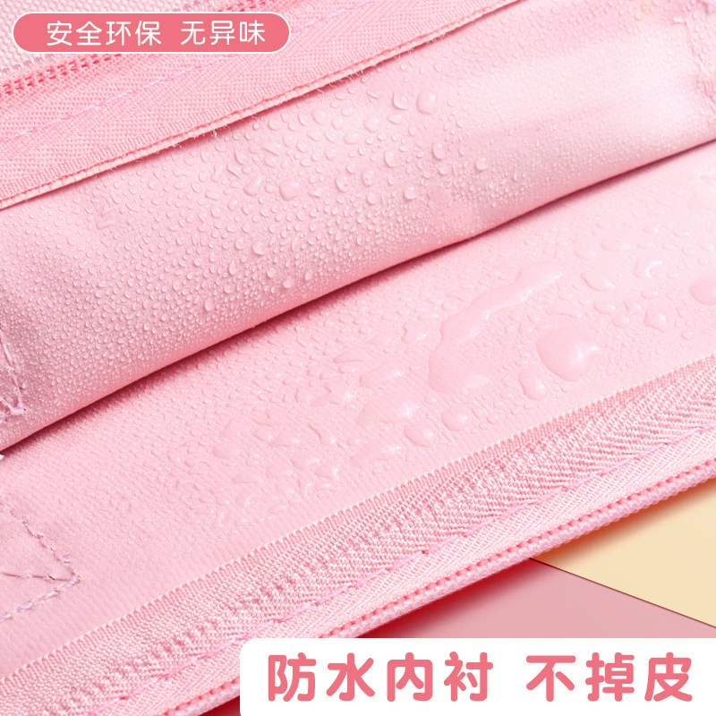 Cute linen bag, capacious study bag for folders, 2023