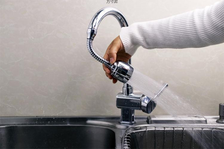 Household faucet extender splash-proof head, rotatable and extended shower head, kitchen splash-proof water extension pipe, wholesale for foreign trade undefined