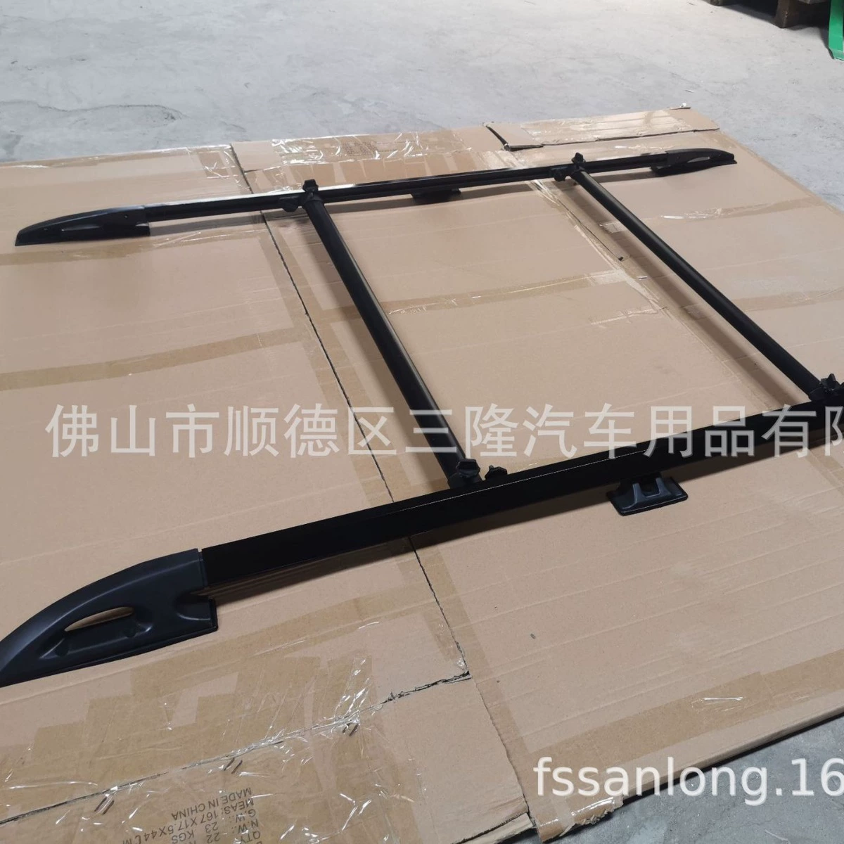 Автомобильный элегантный/песочный багажник из алюминиевого сплава с двойным кронштейном на перекладине