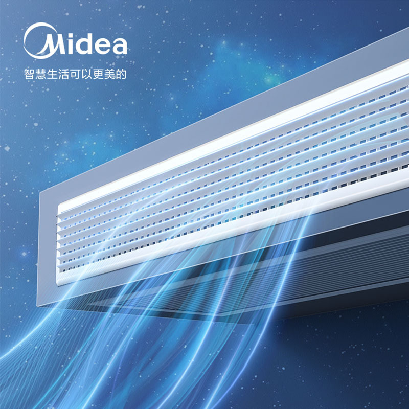 Midea central air conditioning duct machine one drag one 1p one star series KFR-26T2W/BDN1-XG(1)Ⅲ