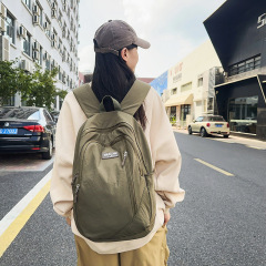 简约新款休闲ins风休闲耐磨双肩包百搭背包隔层设计通勤旅行背包