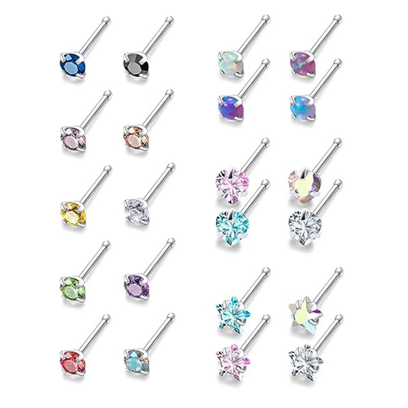 Spot stainless steel earrings to support pierced ears for women to…