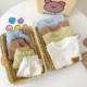 Summer Korean style children's shorts short sleeve suit boys and girls baby waffle bear casual thin two-piece suit fashion