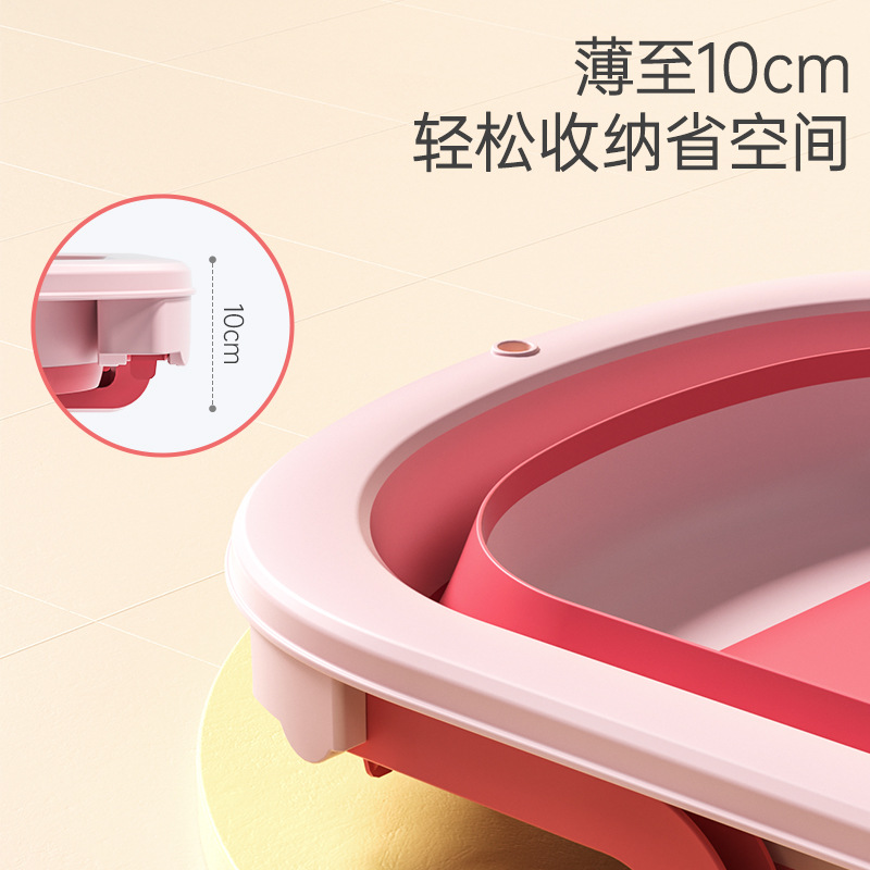 Newborn Baby Bath Tub, Foldable Children's Bath Trough, Household Infant Waterproof Bath Basin, Wholesale