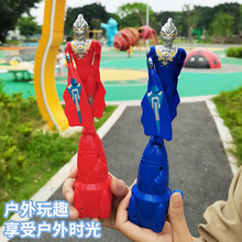 新品百变超人飞人拉线儿童玩具创意益智机器人飞天竹蜻蜓地摊玩具