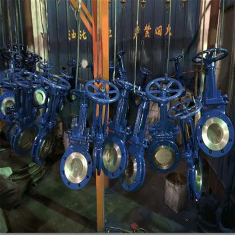 PZ73F-16C 手动明杆刀型闸阀 单刀闸板阀 灰渣阀 DN300