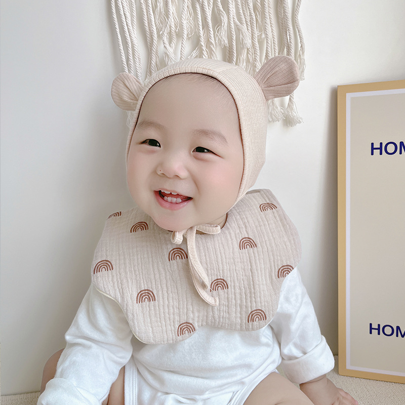 Summer, Spring, Autumn Season Cute Animal Printing 100% Cotton Baby Accessories