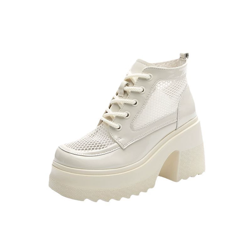 High shoes platform, boots for leisure, 2025 years