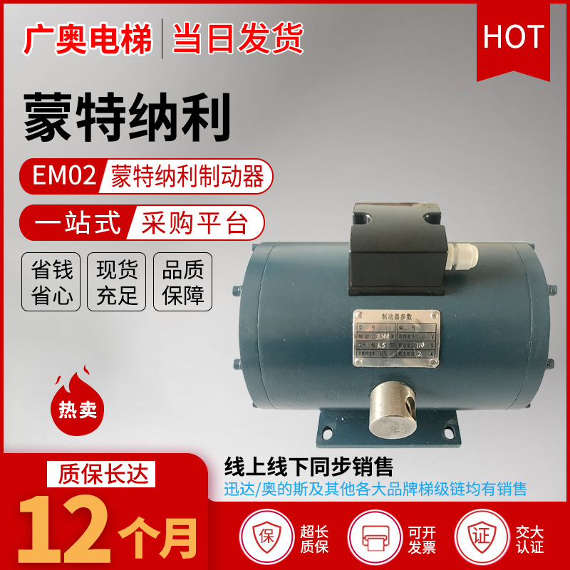 电梯制动器 蒙特纳利 EM02 1700N 3000N 6000N ZTW-S