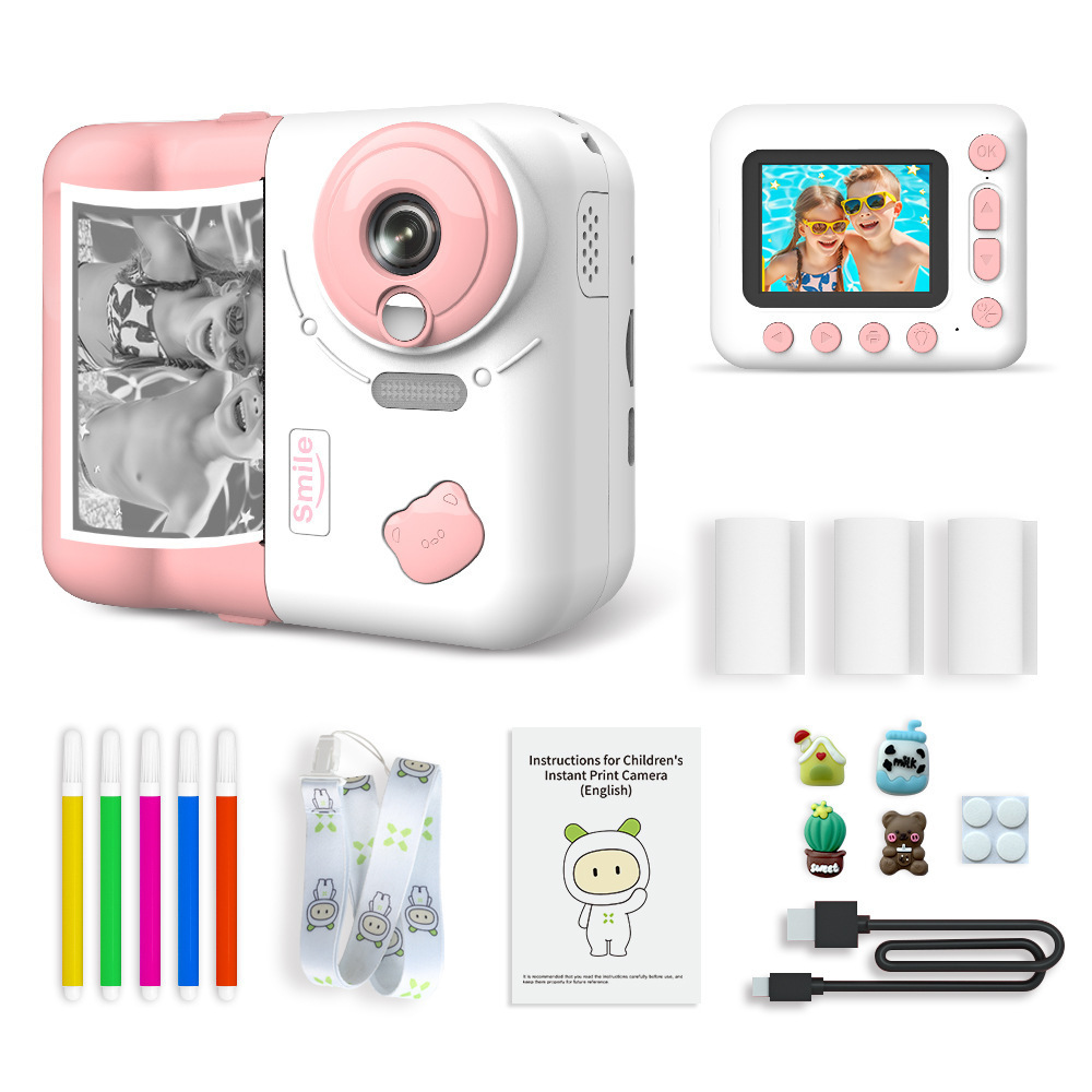 New Polaroid Children's Printing Camera Digital Camera High-Definition Photo Toy Printable Photo Camera