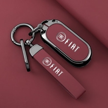 专用于菲亚特500钥匙套博悦Bravo依维柯欧胜汽车钥匙遥控金属包壳