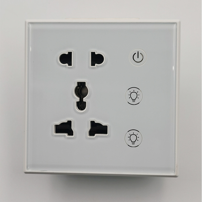 Doodle Smart ZigBee Remote Timed Voice Control Five-Pole Light Switch Wall Plate 86 Type WiFi Plug