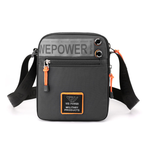 Wholesale new trendy men's crossbody bag, fashionable casual shoulder bag, outdoor water-repellent sports bag, travel small bag