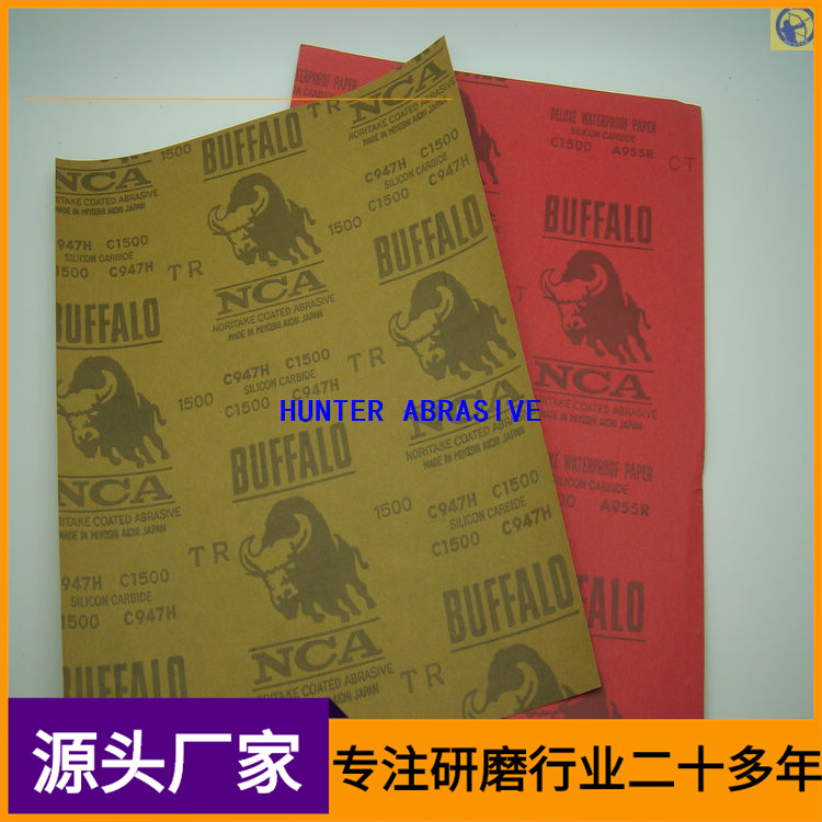 直销日本NCA C947H 模具抛光汽车钣金研磨干湿二用打磨砂纸