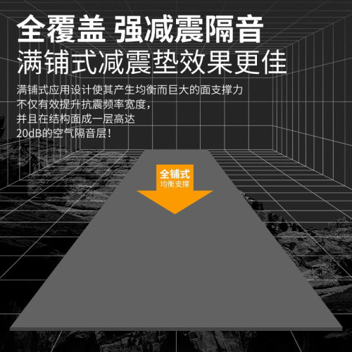 Floor sound-absorbing mat household sound insulation cotton shock absorption mat floor decoration noise reduction mat musical instruments home appliances moisture-proof sound insulation board