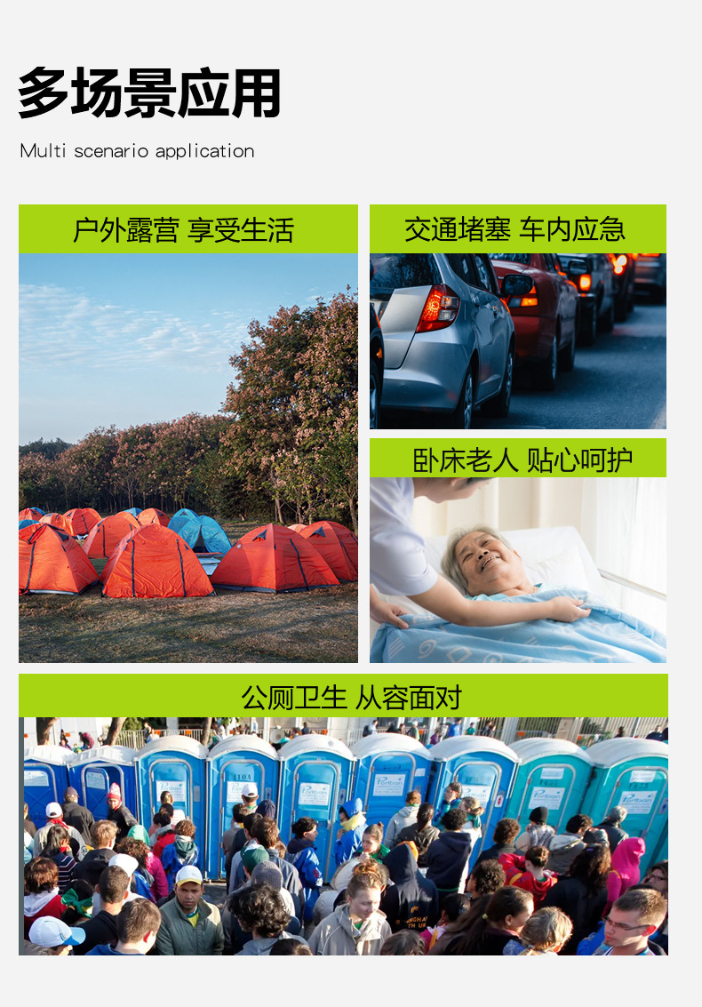 Curing Agent for Women's Urine, Urine Coagulant, Water-Absorbent Outdoor Emergency Urine Bag, Disposable Long-Distance Driving Artifact for Adults