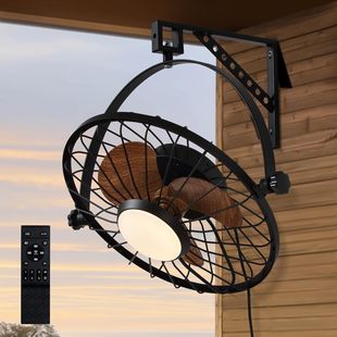 Led Small Sun Modern Style Wall-Mounted Fan Lamp Cross-Border Exclusive for Amazon Supply Plug-In Wall-Mounted Iron Fan