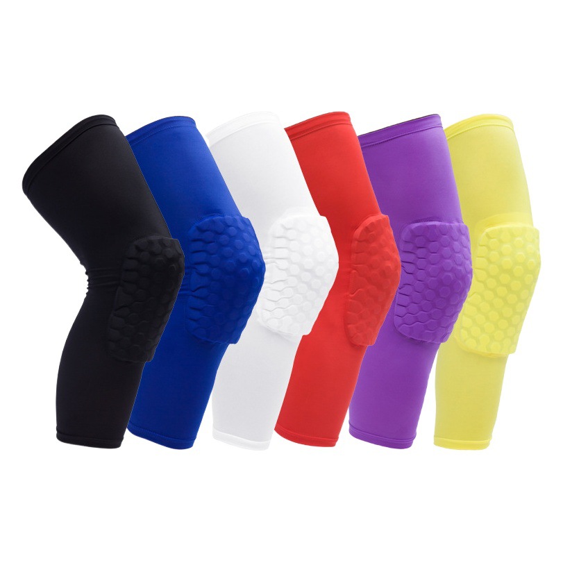 Anti-Collision Breathable Pro Honeycomb Knee Pads Basketball Mountaineering Knee Pads Professional Outdoor Sports Knee Pads Wholesale