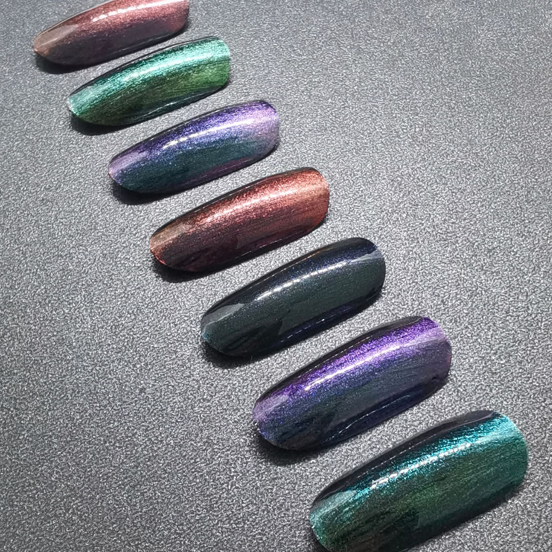 美甲彩妆变色龙闪粉 滴胶水彩角度变色云母粉10g瓶装变色龙珠光粉