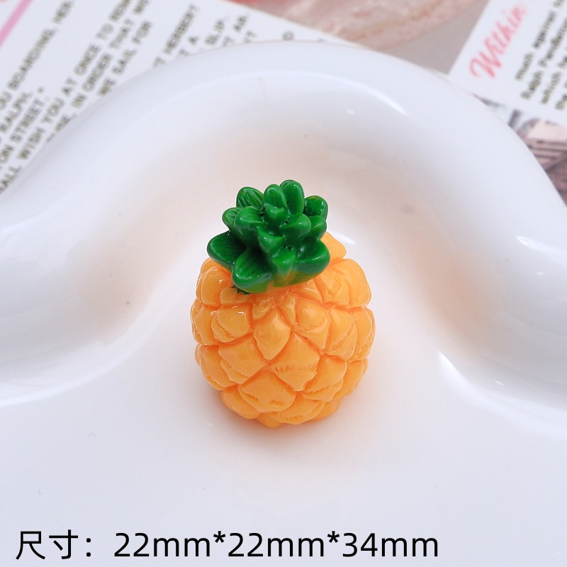 과일 파인애플의 3 차원 시뮬레이션