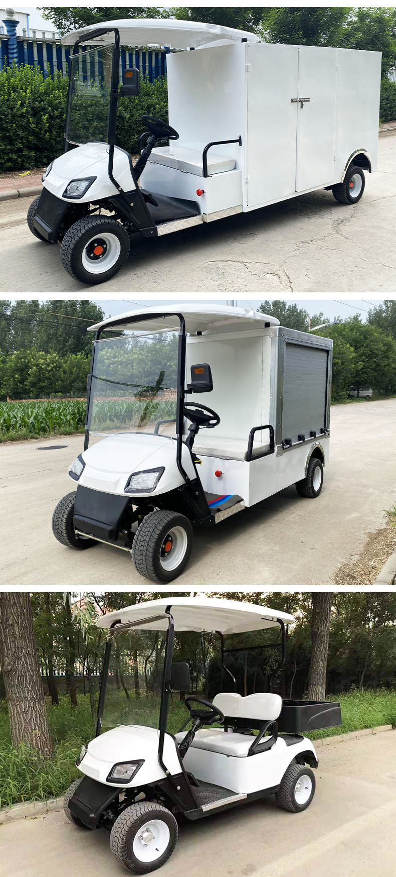 Electric golf cart, factory, scenic area, airport shuttle vehicle, hotel and guesthouse linen cart, foreign trade container transport vehicle, sightseeing vehicle