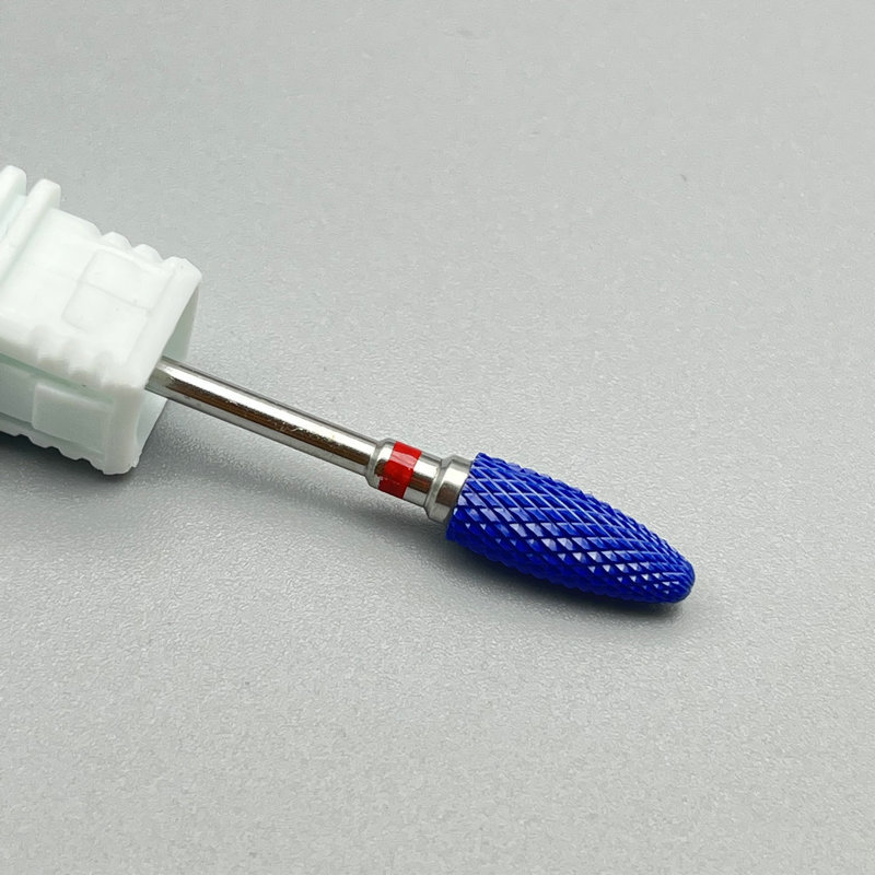 세라믹 옥수수 머리 블루 도자기 레드 라벨