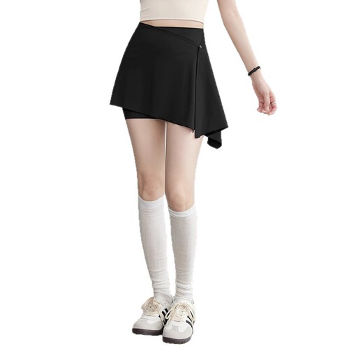 Yoga Cover Skirt for Women, Outerwear, Hip Coverage, Anti-Slip, Plus Size, Fitness Skirt, One-Piece
