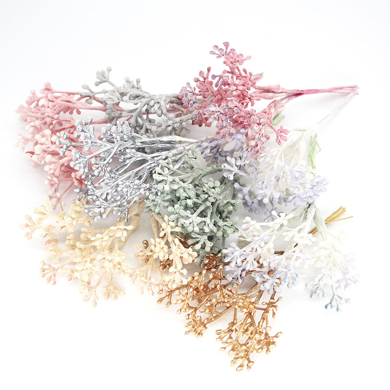 DIY plastic bead flower simulated plant pistil accessories for decoration and arrangement, simple and stylish