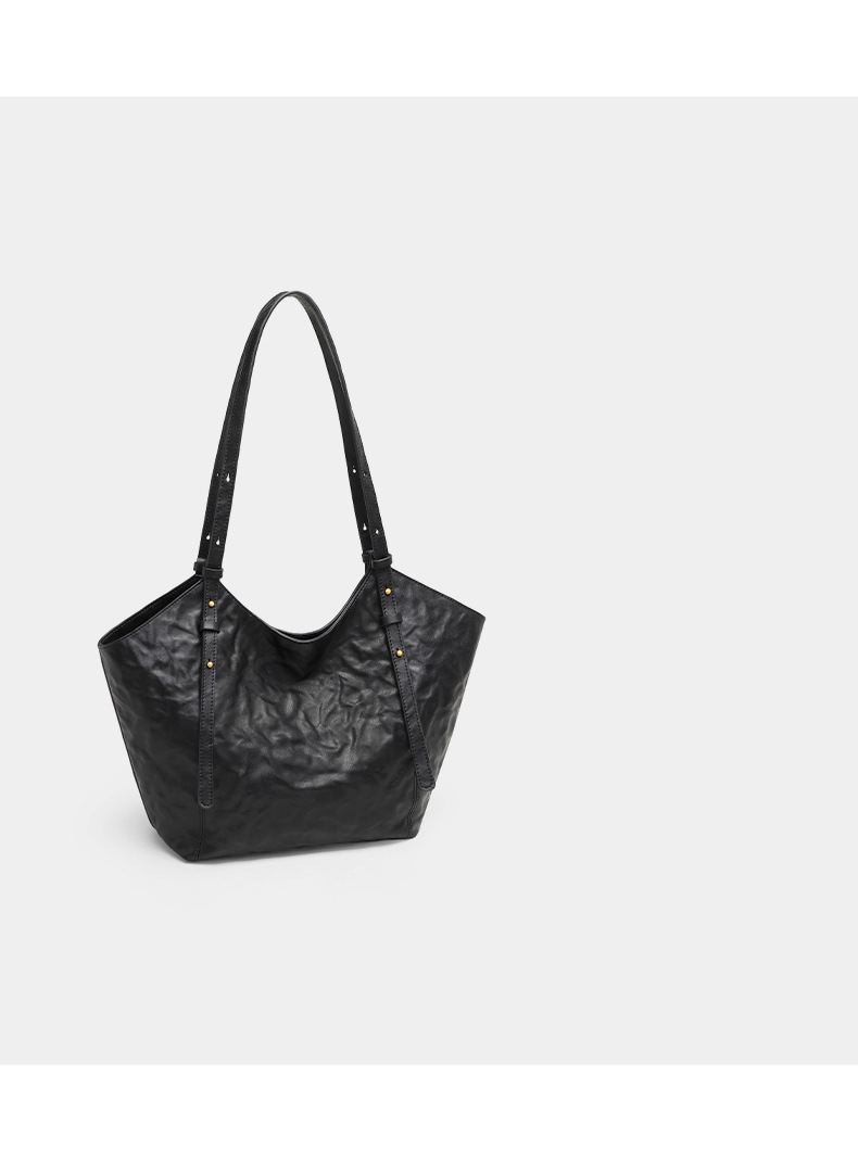 Túi tote da nữ đáy rộng dáng đeo nách — đen, Lời bài hát: Black (Public Version) chi tiết 23